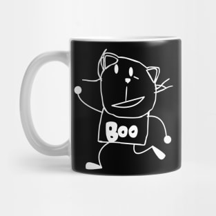 Bad Dream Cat (Black) Mug